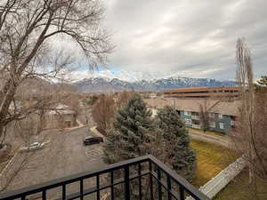 View of mountain background