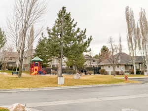 View of front of home with a residential view