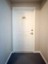 Entrance to property