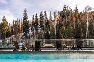 View of pool with patio surround