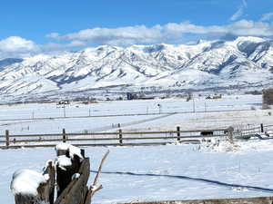View of mountain background