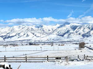 View of mountain backdrop
