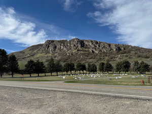 View of mountain background
