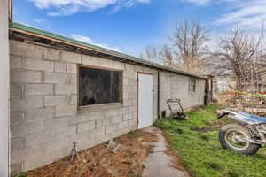 View of outdoor structure