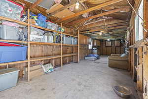 View of storage room