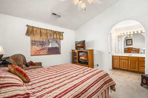Primary bedroom with ensuite bath