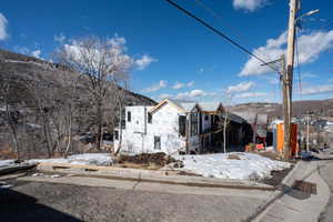View of property in mid-construction