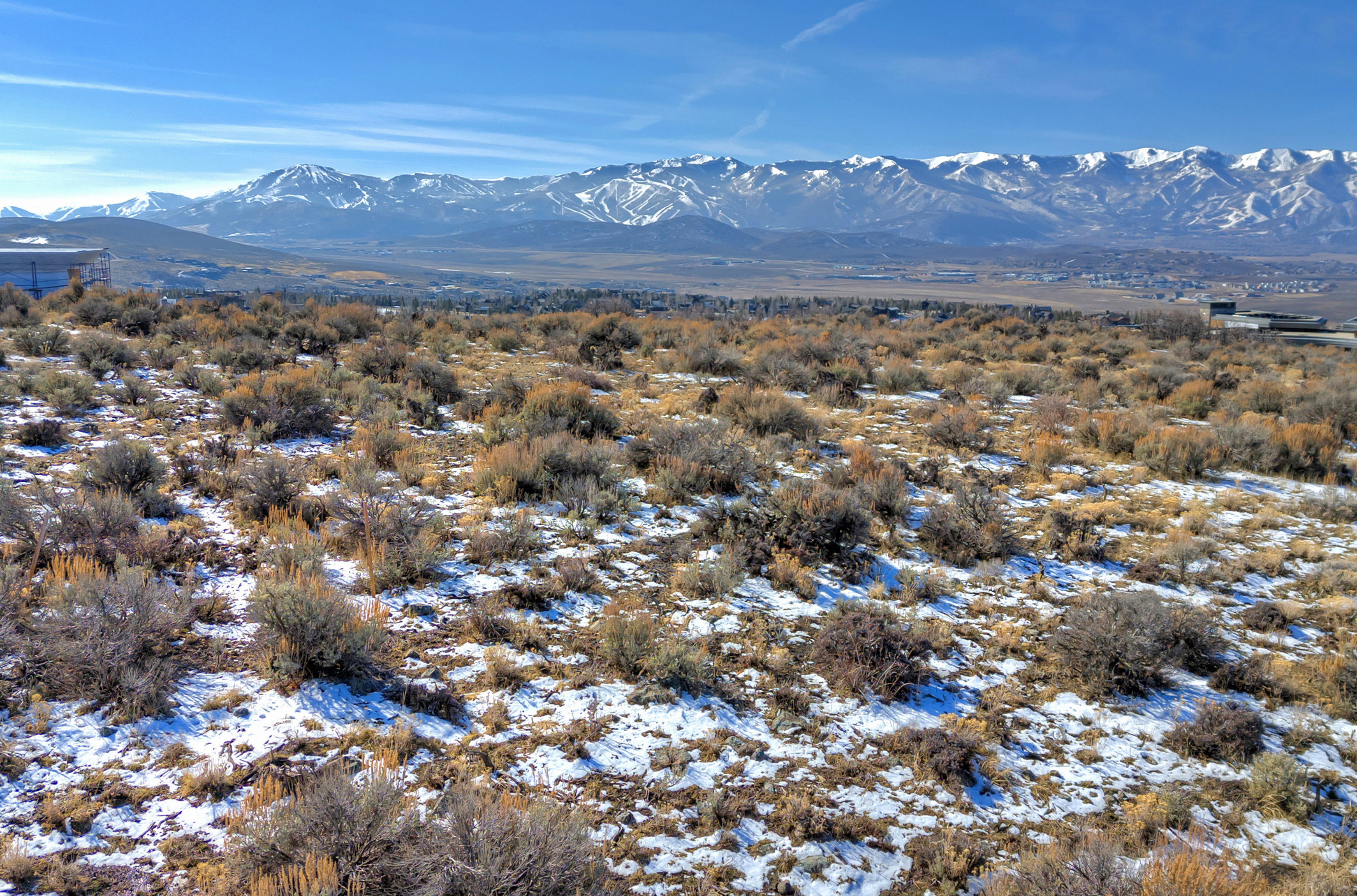 View of mountain background