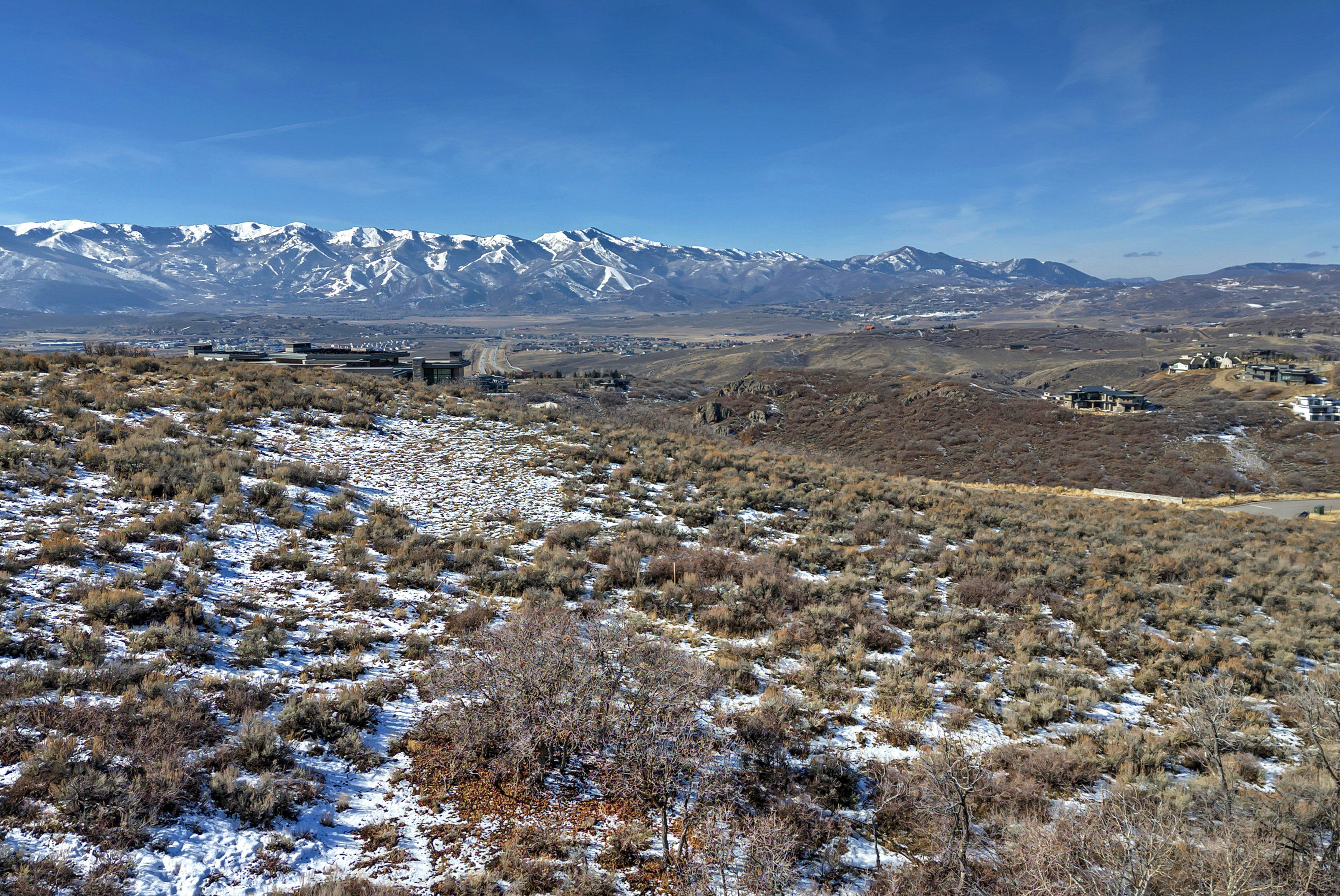 View of mountain background