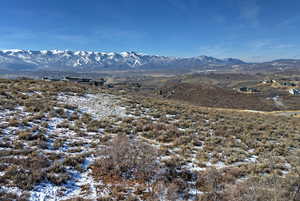 View of mountain background