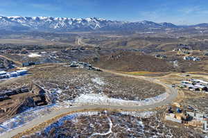 Bird's eye view of mountains