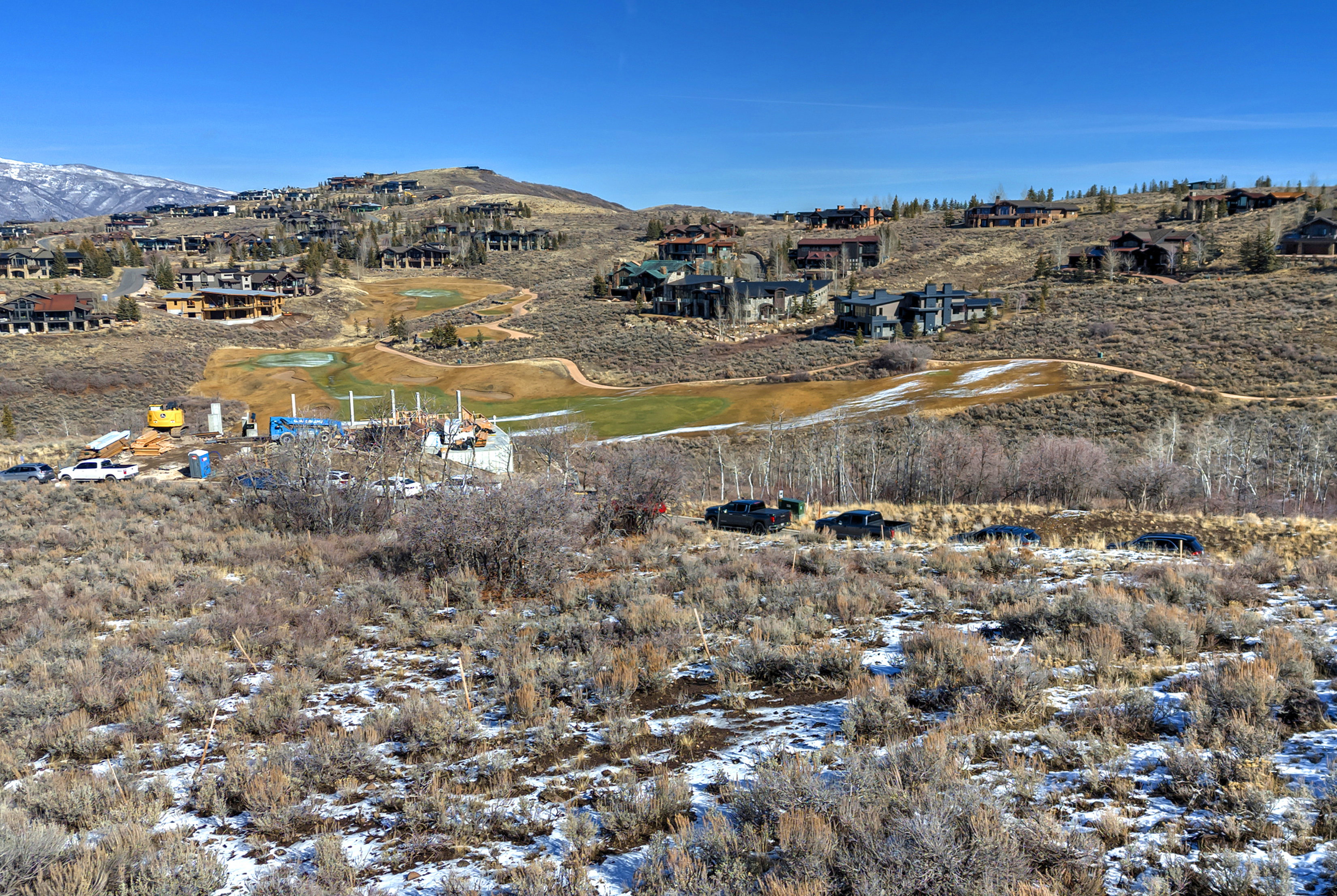 View of mountain backdrop