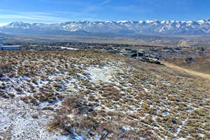 View of mountain background