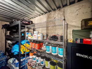 View of storage room