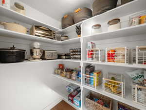 View of storage area