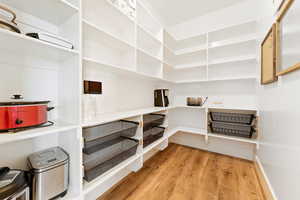 View of storage area