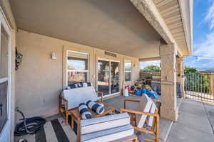 View of patio / terrace with grilling area