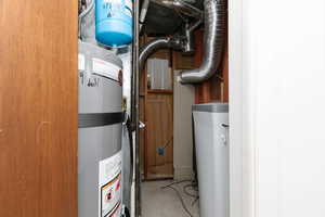 Utilities with secured water heater