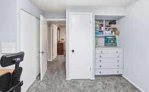 Currently set as an office, this could also be a bedroom.