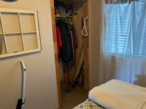 Bedroom with a closet