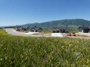 View of mountain background