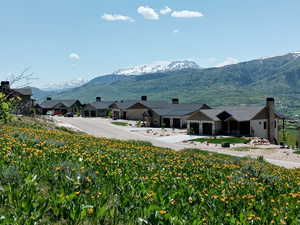 View of mountain backdrop