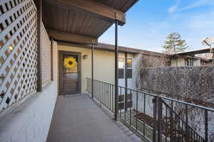 Entrance to property