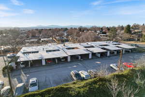 Drone / aerial view of mountains