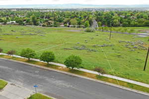 Overview of rural landscape with property boundaries highlighted and a pastoral area