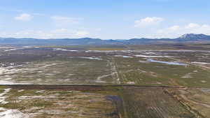 Mountain view with rural landscape