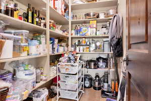 View of storage area