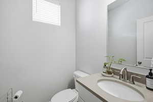 1/2 Bath on Main Level