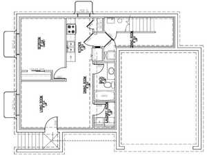 View of home floor plan