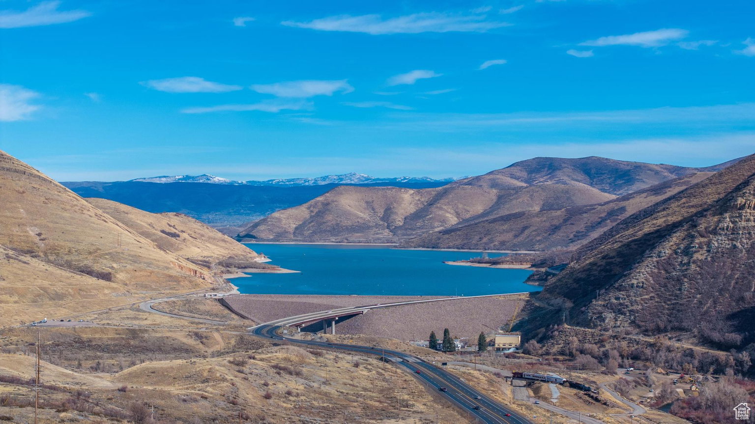 View of Deer Creek Reservoir from condo