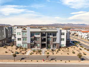 View of property featuring a mountain view