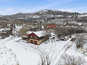 View of mountain background