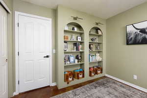 Interior space with baseboards
