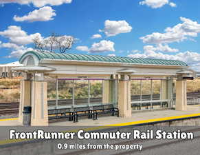 Front Runner Commuter Rail Station 0.9 miles away from the property