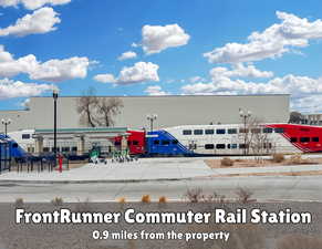 Front Runner Commuter Rail Station 0.9 miles away from the property