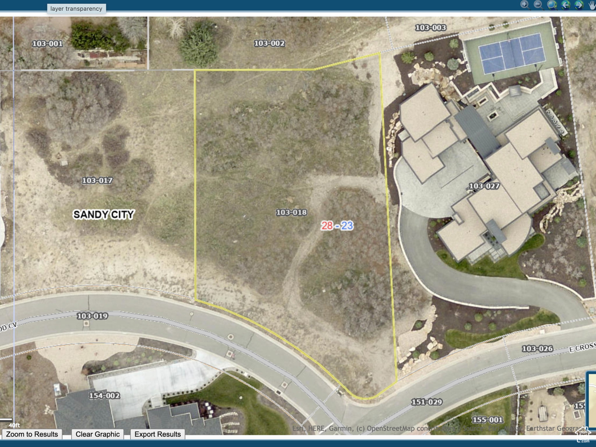 .61 acres