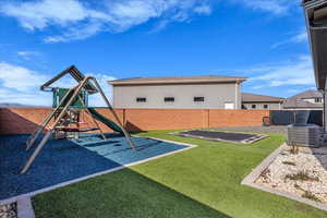 View of jungle gym