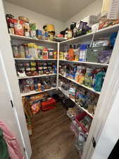 View of storage area