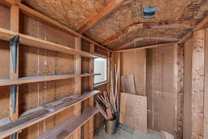 View of storage area