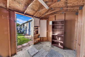 View of storage area