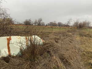 Water view with rural landscape