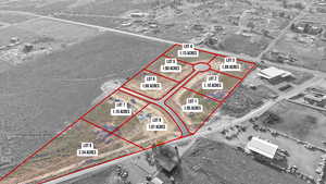 Map / location with property parcel outlined