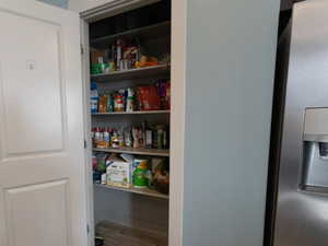 View of storage area