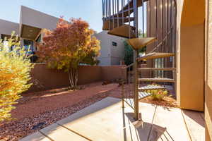 Stairwell from lower level