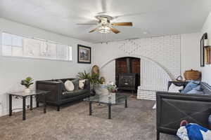 Large basement family room