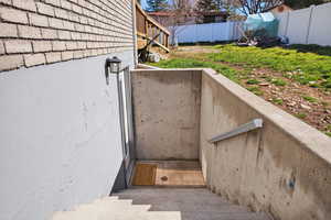 Basement entrance